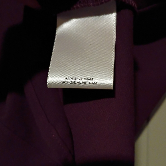 Express Women's Burgundy Blouse - Picture 5 of 8